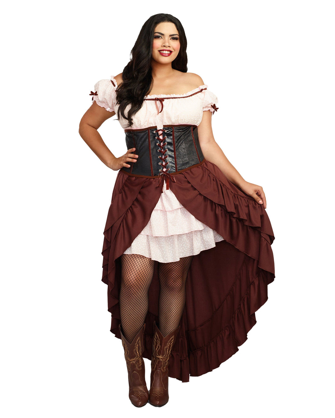 Dreamgirl Plus Size Saloon Gal Costume | Love It Curvy