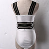 Curve Confidence High Neck Mesh Back One-Piece Swimsuit