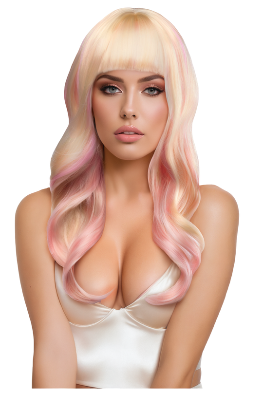 Nicki Premium Stylable Wig - Light Pink / Blonde - Love it Curvy