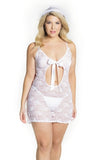 2577 Bridal Chemise White