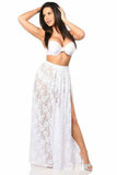 Sheer White Lace Skirt - ACC - 76 - Regular - Love it Curvy