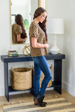 Spotted Animal Print Blouse - AS4340-1 - Love it Curvy