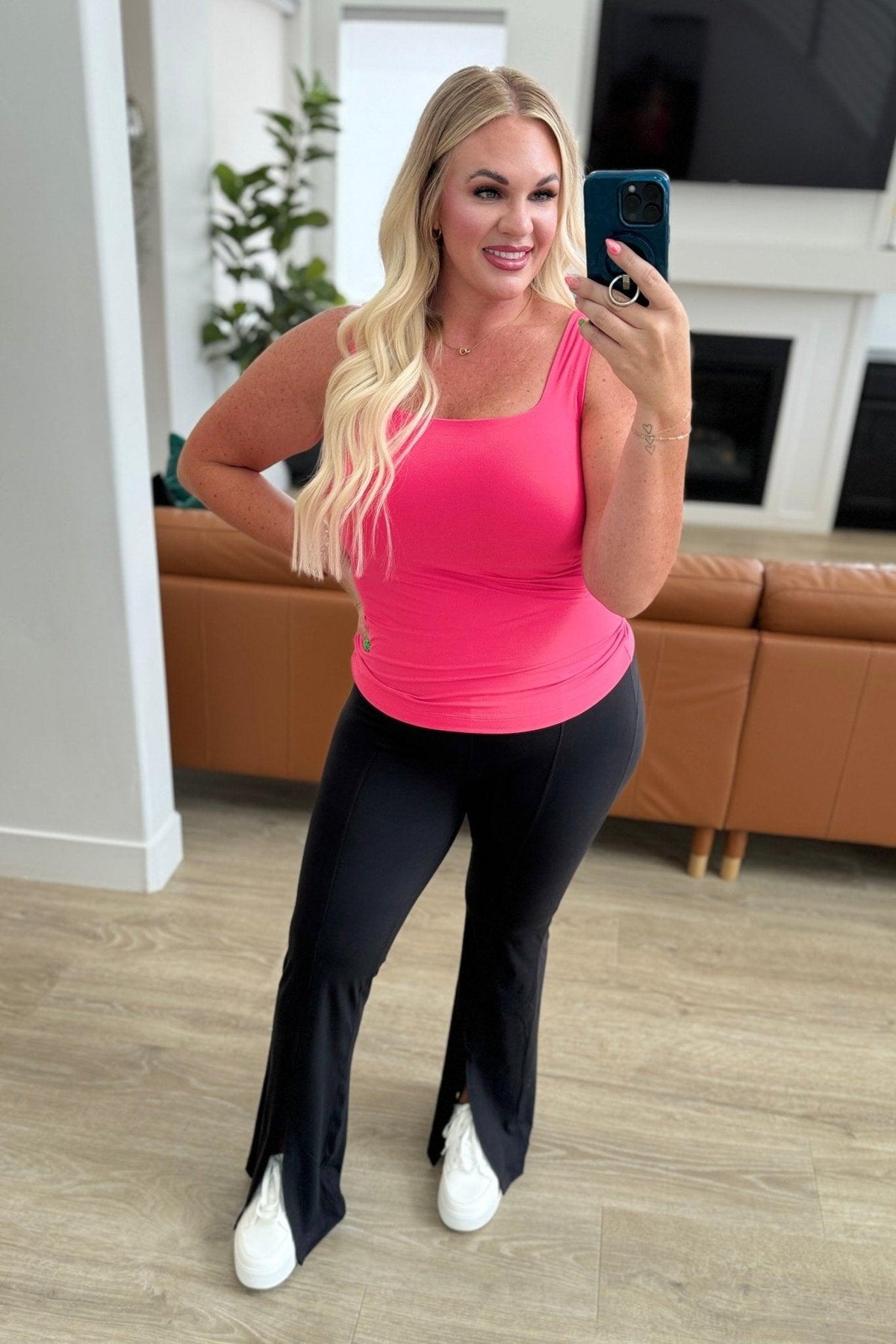 Stamina Stride Flare Leggings - AS8818 - 01 - Love it Curvy