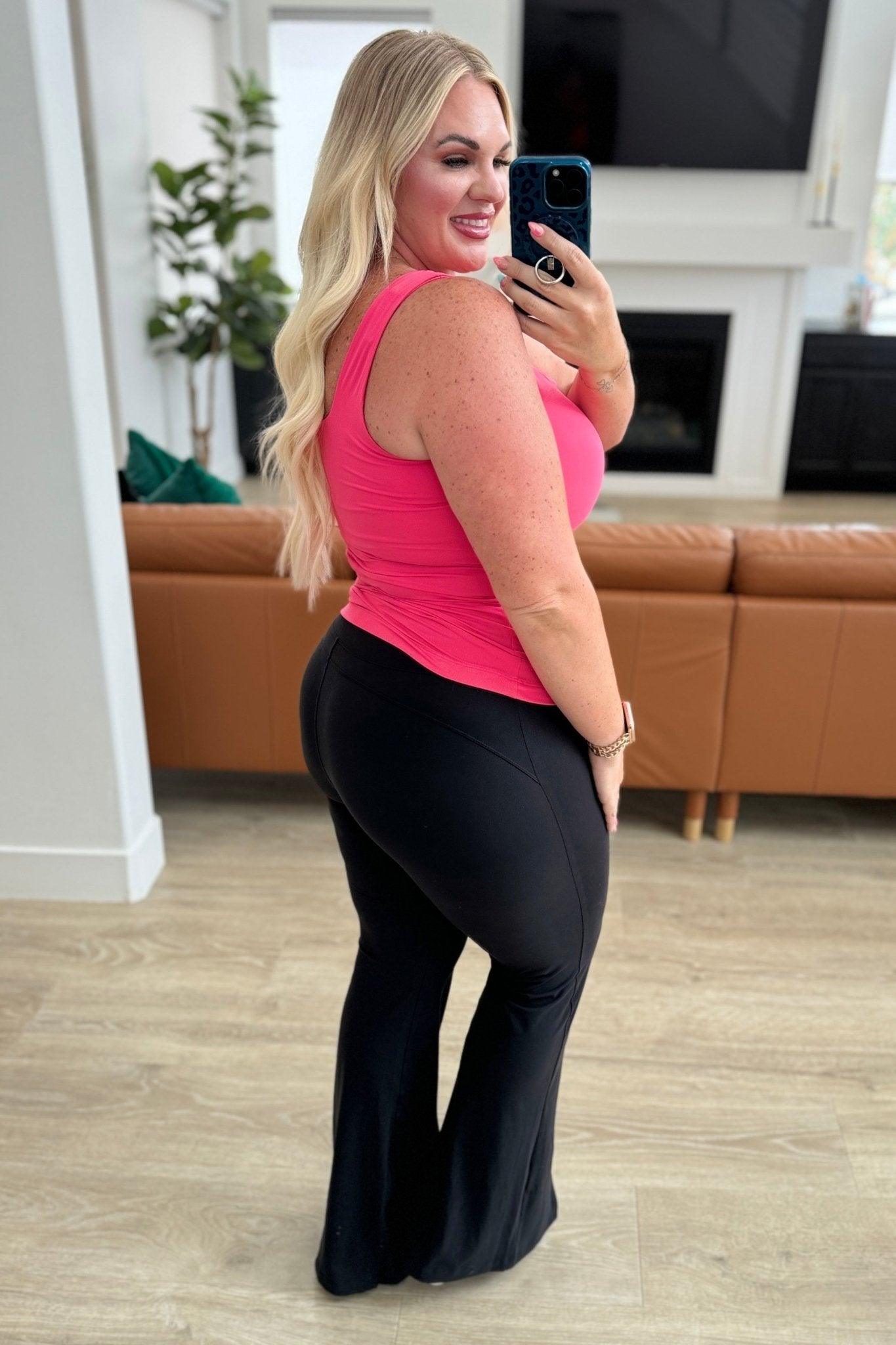 Stamina Stride Flare Leggings - AS8818 - 01 - Love it Curvy