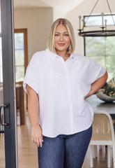 Sweet Simplicity Button Down Blouse - AS5390-01 - Love it Curvy