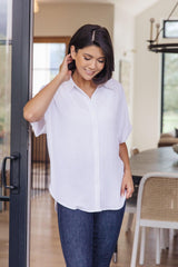 Sweet Simplicity Button Down Blouse - AS5390-01 - Love it Curvy