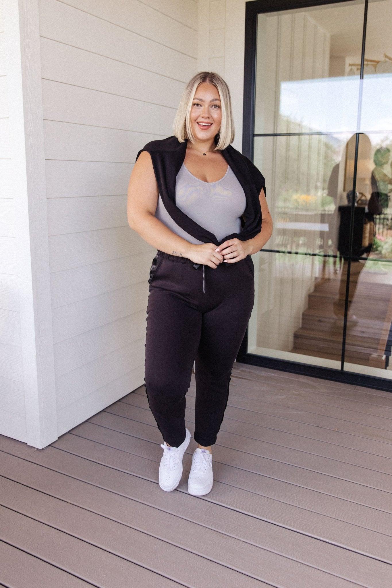 The Basics Bodysuit in Grey - AS6588-01 - Love it Curvy