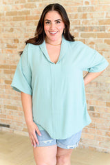 Things Are Looking Up V-Neck Top - AS8703-01 - Love it Curvy