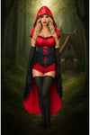 Top Drawer 5-Piece Red Hot Riding Hood Corset Costume