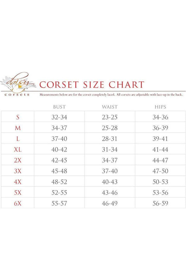 Top Drawer Steel Boned Black Brocade & Taffeta Corset Dress - Love it Curvy