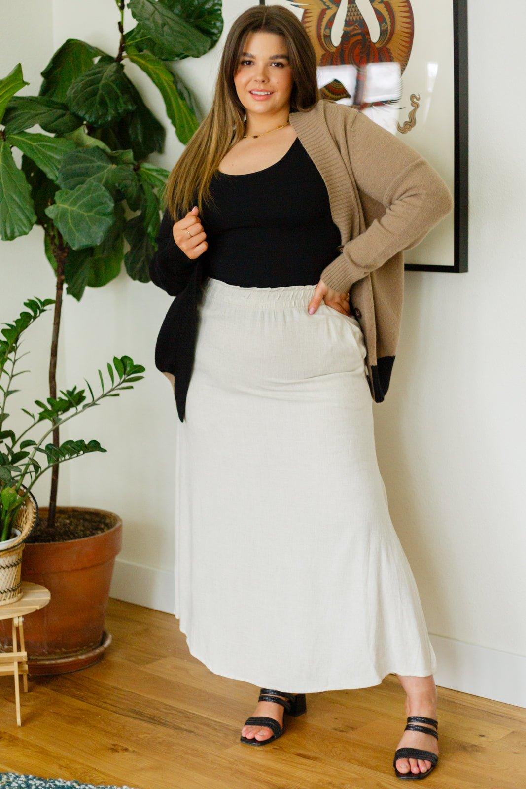 Two Hearts Meet Maxi Skirt - AS5135-1 - Love it Curvy