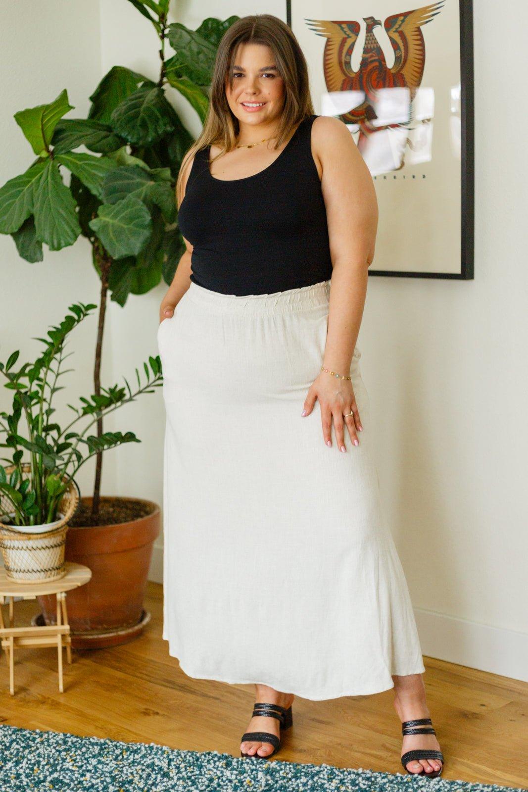 Two Hearts Meet Maxi Skirt - AS5135-1 - Love it Curvy