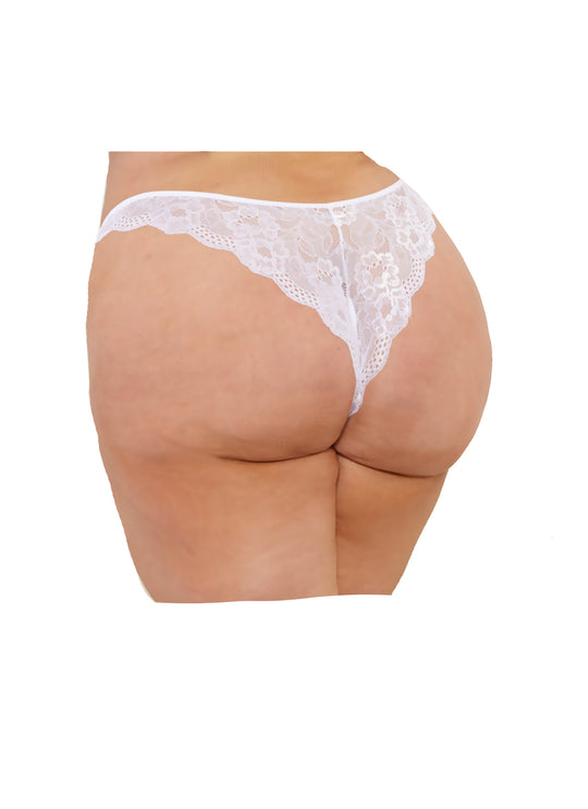 Queen 3-Pack Open Crotch Tangas – Plus Size Panty Set - Love it Curvy