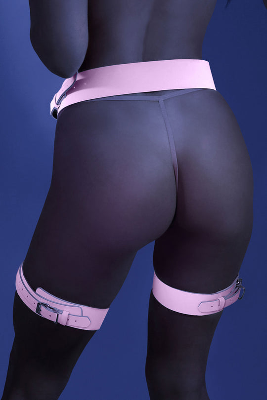 Leg Harness - One Size - Light Pink - Love it Curvy