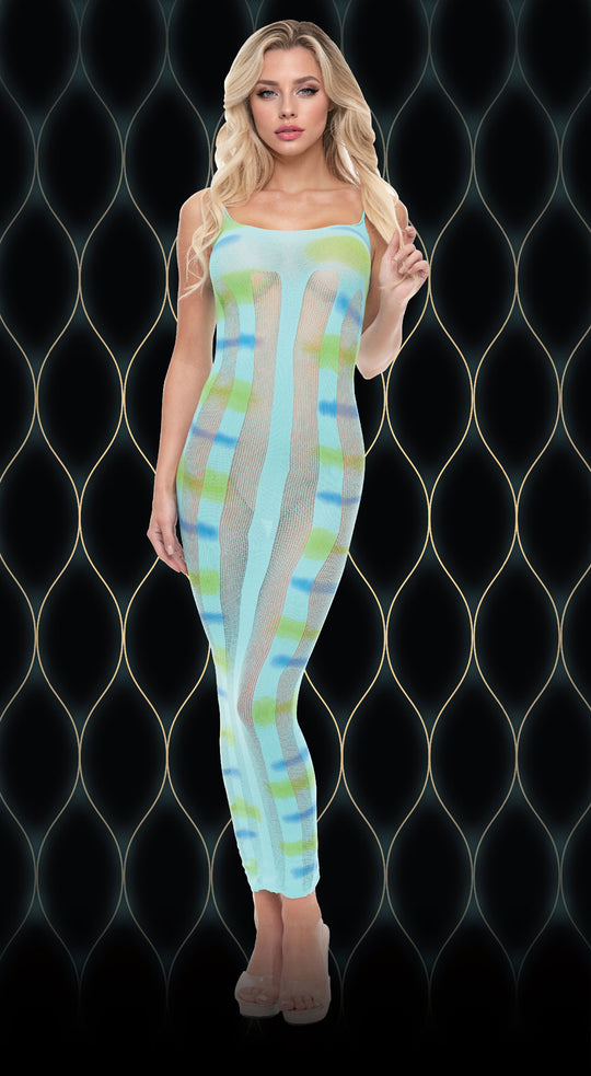 Blue Horizon Maxi Dress - Os - Love it Curvy