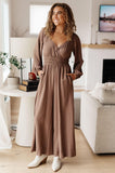 Wandering Vista Wide Leg Jumpsuit - AS7289-01 - Love it Curvy