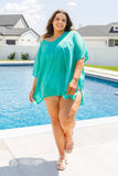 Warm Days, Cool Nights Top in Kelly Green - AS5844-01 - Love it Curvy