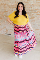 Watch Me Twirl Abstract Skirt - AS8686-01 - Love it Curvy