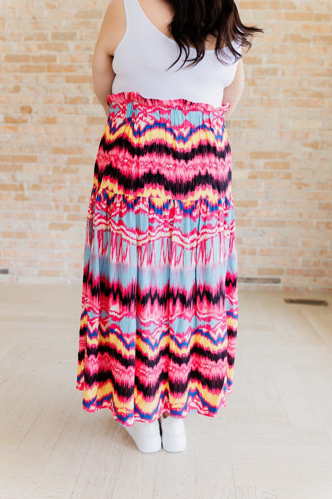 Watch Me Twirl Abstract Skirt - AS8686-01 - Love it Curvy