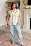 When Life Gives You Lemons Sleeveless Blouse - AS8437-01 - Love it Curvy