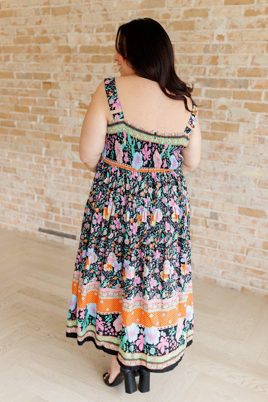 You Can Count On It Floral Summer Dress - AS8687-01 - Love it Curvy