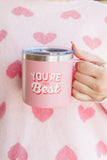 You're The Best 14 Oz Double Walled Travel Mug - AS7568-01 - Love it Curvy