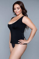 2041 Miraculous Shapewear Top Black - 2041-BLACK-L/XL - Love it Curvy