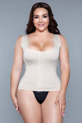 2041 Miraculous Shapewear Top Nude - 2041-NUDE-L/XL - Love it Curvy