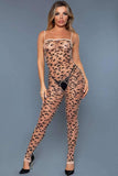 2154 Luscious Leopard Bodystocking - 2154-LEO-Q - Love it Curvy