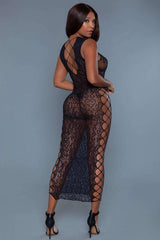 2165 Fallen For You Dress - 2165-BLK-Q - Love it Curvy