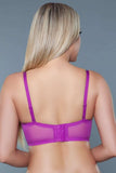 2217 V Neck Bralette Magenta - 2217-MG-32A - Love it Curvy