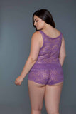 2237 Melina Set Purple - 2237-PUR-1X - Love it Curvy