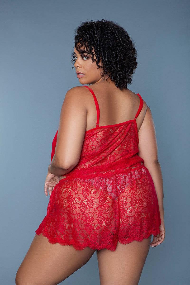 2243 Peyton Set Red - 2243-RD-L - Love it Curvy