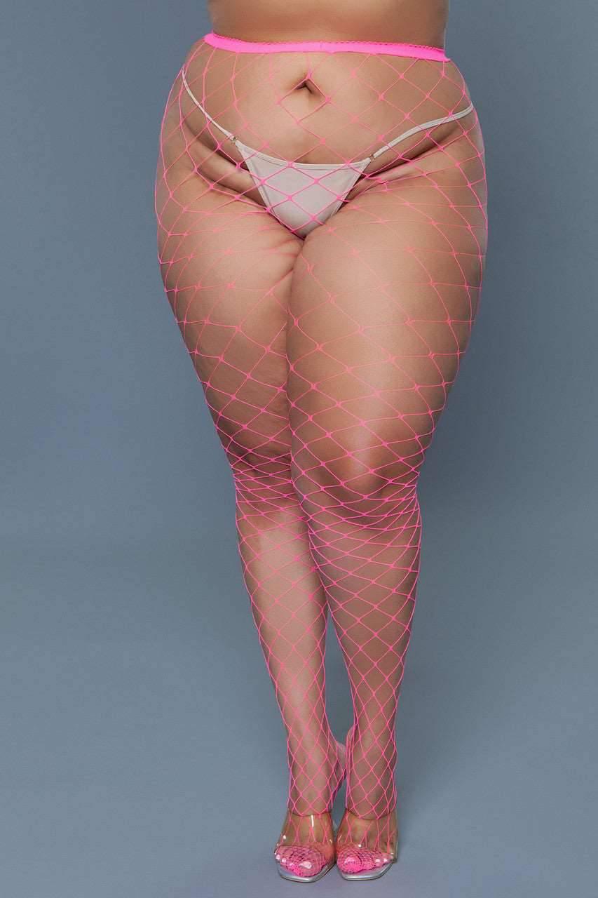 2304 Oversized Fishnet Pantyhose - Love it Curvy