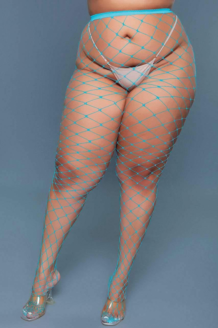 2304 Oversized Fishnet Pantyhose - Love it Curvy