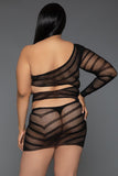 2369P Everything You Want Minidress Black - Love it Curvy