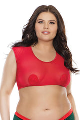 3822X - CROP TOP - Love it Curvy