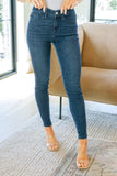 Addison Mid Rise Crinkle Ankle Skinny Jeans - Love it Curvy