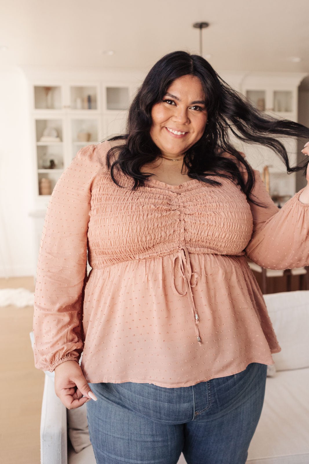 Always Lovely Top In Mauve - AVE3480-7 - Love it Curvy