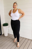 Audrey High Rise Control Top Classic Skinny Jeans in Black - Love it Curvy