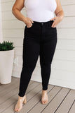 Audrey High Rise Control Top Classic Skinny Jeans in Black - Love it Curvy