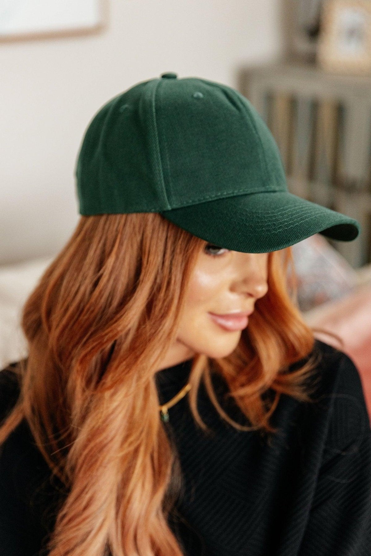 Basic Babe Ball Cap in Green - AS6865-01 - Love it Curvy