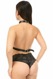 Black Vegan Leather Body Harness - HAR-26-Regular - Love it Curvy