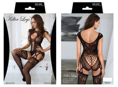 Bombshell Fishnet Body Stocking with Thong - Love it Curvy