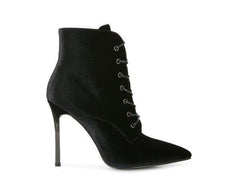 BORNSTA Velvet High Heeled Velvet Boots - Love it Curvy