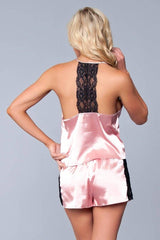 BW1787CP Jasmina Satin Cami & Short Set - BW1787 CP L - Love it Curvy