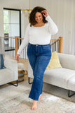 Daria Front Seam Wide Leg Trouser Jeans - AS4512-1 - Love it Curvy