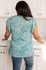 Don't Overthink It Floral Top - AS6777-01 - Love it Curvy