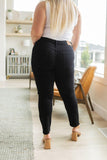 Edith Mid Rise Classic Slim Jeans in Black - AS6066-01 - Love it Curvy