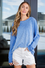 Gently Down the Stream Long Sleeve Top - AS7771-01 - Love it Curvy